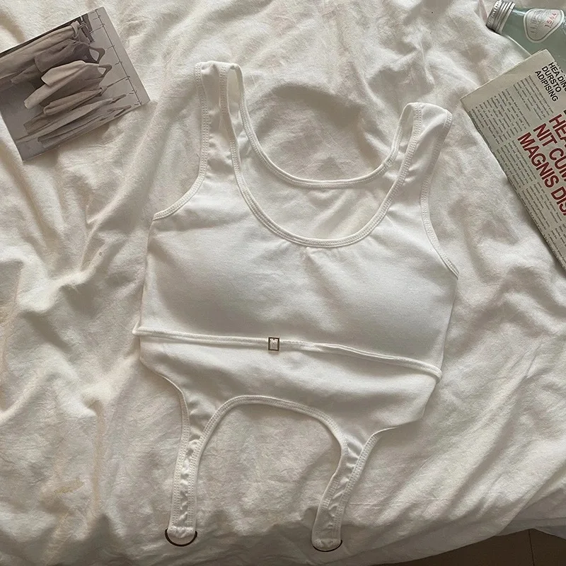 teenage girls tank top sleeveless vest summer irregular ribbon suspender Korean tight hip hop dance kids clothes 6 to 16 years
