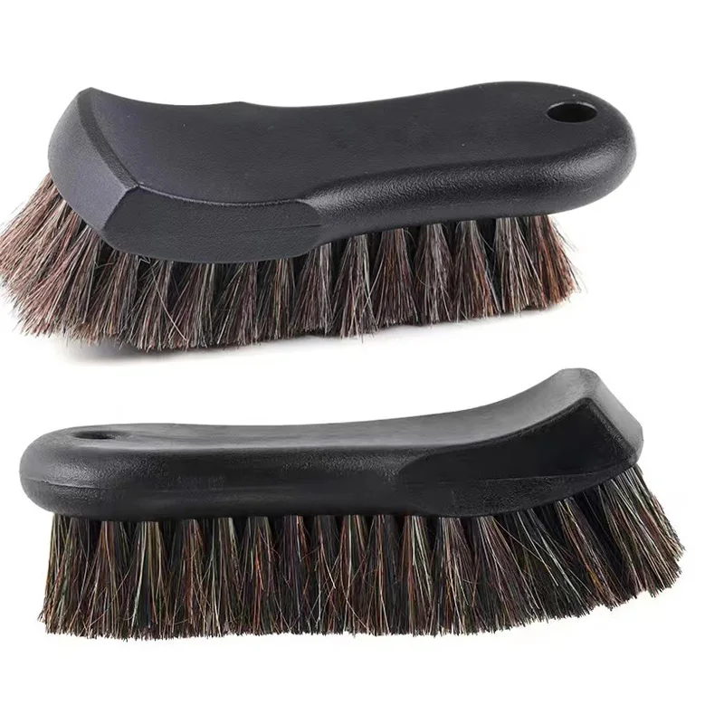Car Leather Cleaning Brush Soft Horsehair Detailing Brush Car Interior