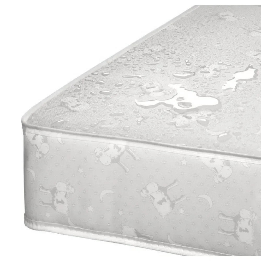 Serta SleepTrue Sparkling Sky 5" Dual-Sided Crib & Toddler Mattress - Sustainably Sourced Fiber Core - Waterproof - Lightweight 3