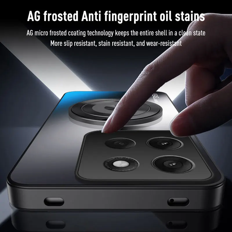 Magnetic Ring Stand Protective Phone Case with Enhanced Grip