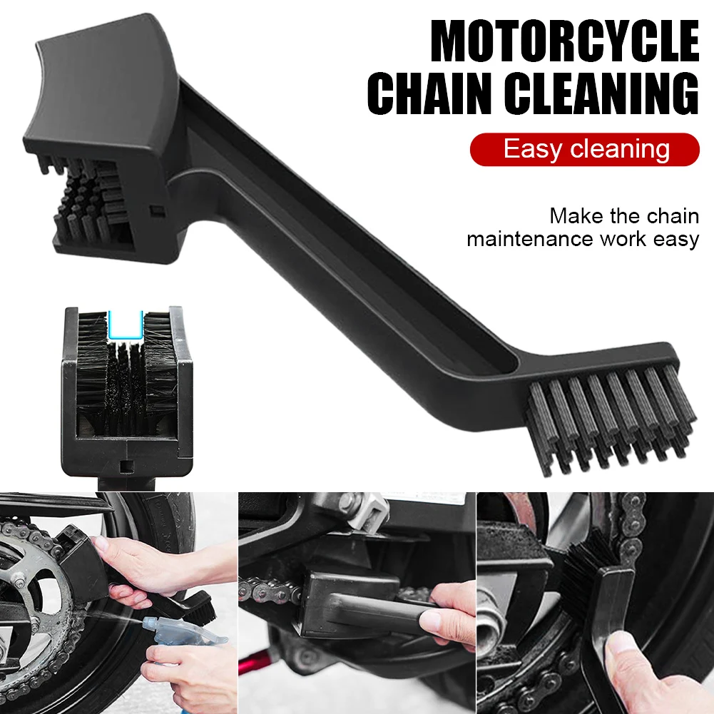 Bike Chain Cleaner Bicycle Motorcycle Chain Cleaning Brush Dual Heads  Cycling Cleaning Kit Chain Maintenance Clean Dirt Tool - AliExpress