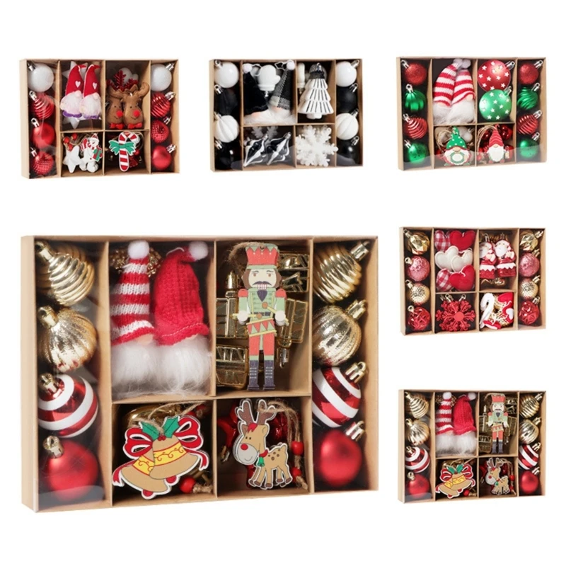 

W3JA Мерцающий рождественский декор Набор украшений своими руками для рождественских вечеринок