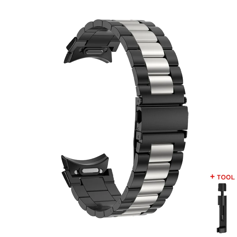 Premium Stainless Steel Quick-Release Watch Band Bracelet