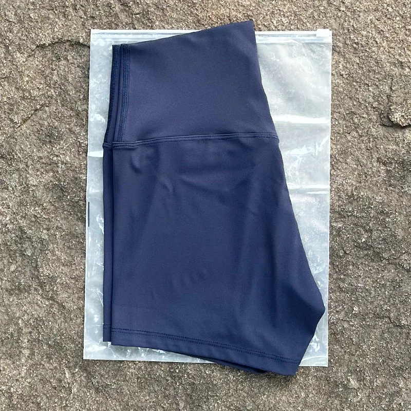 Women's Sexy High Waist Solid Color Yoga Shorts - Soft, Tight, and Perfect
