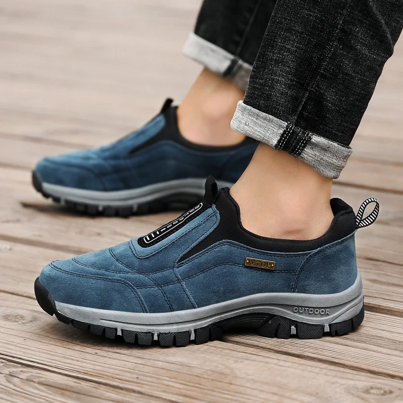

Men's Casual Shoes Comfortable Sneakers for Seniors Spring Autumn New Non-slip Hiking Shoes Men Breathable Outdoor Walking Shoes