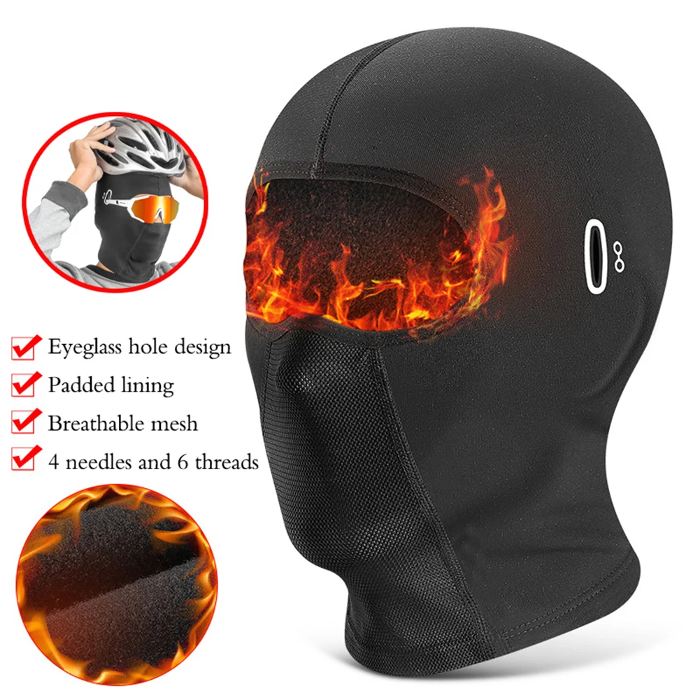 Motorcycle Bicycle Full Face Masks for Men Women Cycling Motorbike Winter Warm Fleeced Windproof Scarf Headgear Cycling Mask