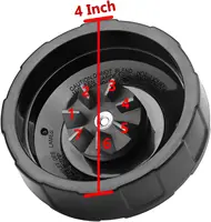 Pièces de rechange pour l'assemblage de la lame à 7 ailettes du siège de couteau du blender Nurti Ninja iQ BL480 BL401 BL642 BL801 NN102 4