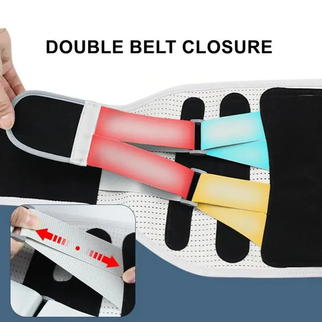 Lumbar Support Belt Disc Herniation Orthopedic Strain Pain Relief Corset For Back Posture Spine Decompression Brace 4