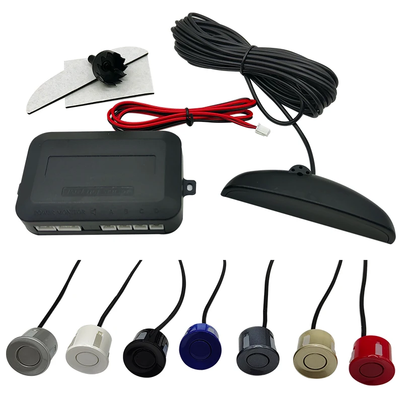 Sensor De Aparcamiento Trasero Electromagnético U301 - Universal, Con Alarma Sonora - Para Coche