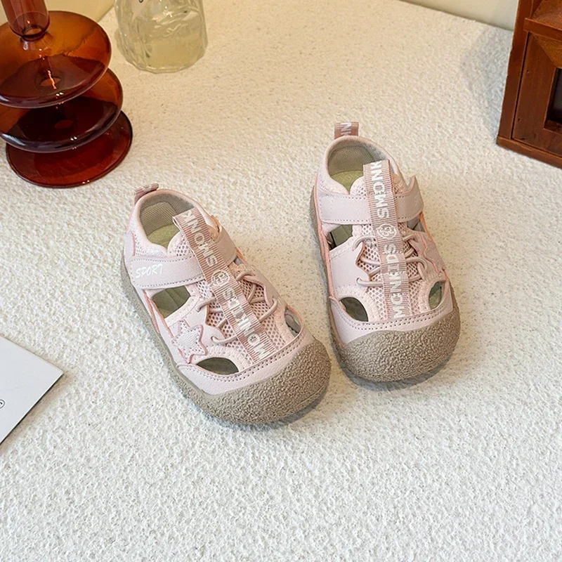 Kids Mesh Breathable Hollowed Out Non Slip Sandals