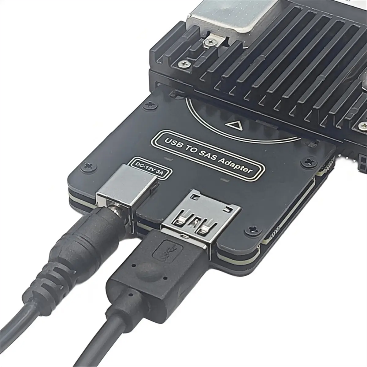 A10R USB to SFF-8482 SAS 29핀 어댑터 하드 디스크 드라이브 RAID 5Gbps HDD/SSD RAID 컨버터(칩셋 및 전원 포트 포함)