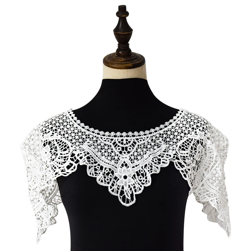 Knitted hollow lace small shawl short camisole thin jacket sleeveless outer matching skirt blouse for women new fashion wedding sleeveless wraps top lace tulle shawl wrap jackets stole shrug bolero custom made bridal jacket