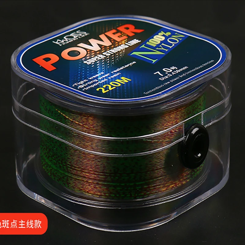 Premium Invisible Speckle 3D Sinking Fluorocarbon Coated Carp Fishing Line