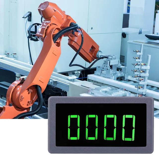 Contagiri Motore LED 4 Cifre - Sensore Magnetico Hall Per RPM Fino A 9999, Verde - Foto 10