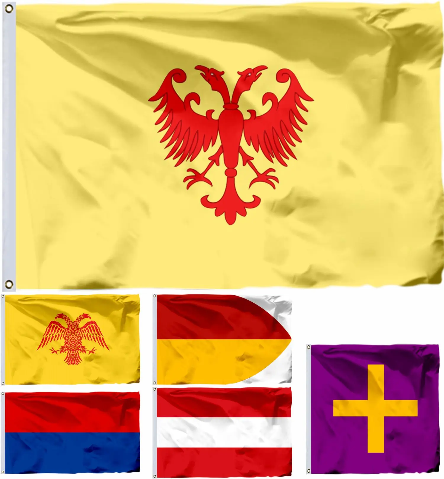 

Флаг императора Сербии 3x5 футов 90x150 см, баннер императора душаня Divellion 21x14 см 60x40 см