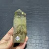 298g High Quality Natural Polished Clear Smoky Citrine Quartz Point with Rainbow Crystal Tower For Decoration 5