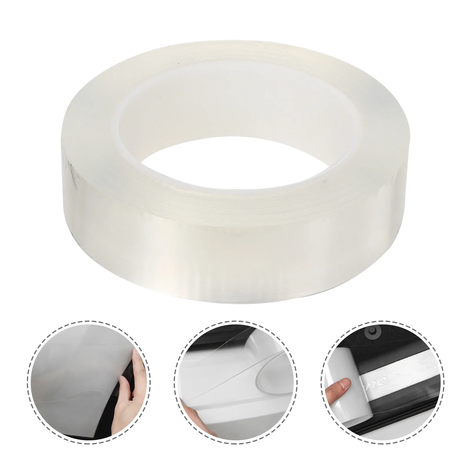 

Bumper Strip Rear Patch Auto Door Scratch Covers Protection Paint Protector Strips Guard Hood Sticker Anti-scratch