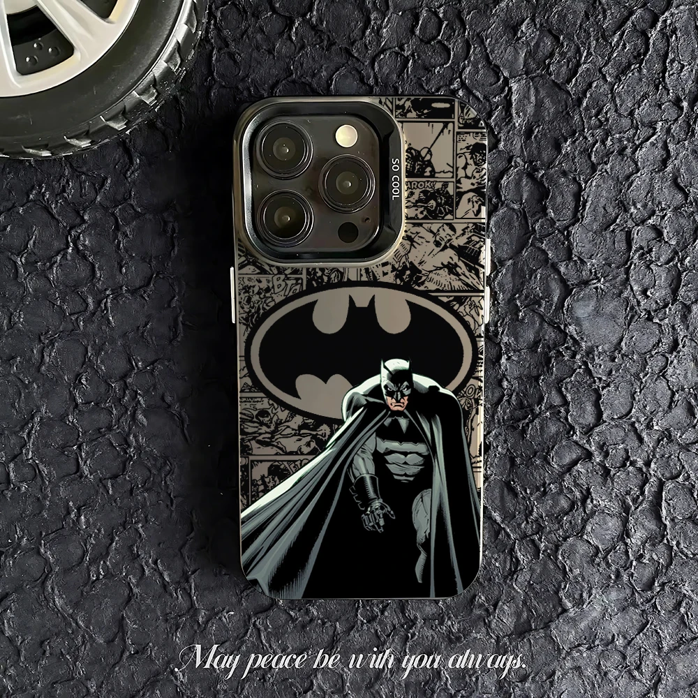 Batman-Themed Anti-Fall Matte Phone Case