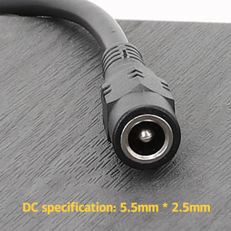 DC 5525-SATA 하드 드라이브 전원 공급 장치 케이블 DC 12V-4Pin Molex HDD 케이블 스텝다운 전압 조정기