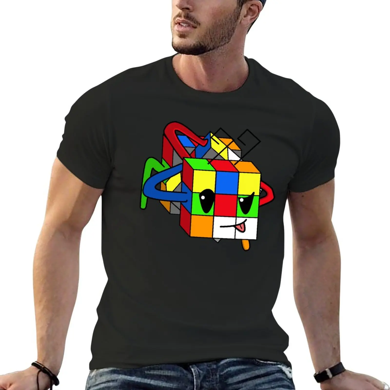 

New Puzzle Cube Ant T-Shirt Anime t-shirt summer clothes men graphic t shirts