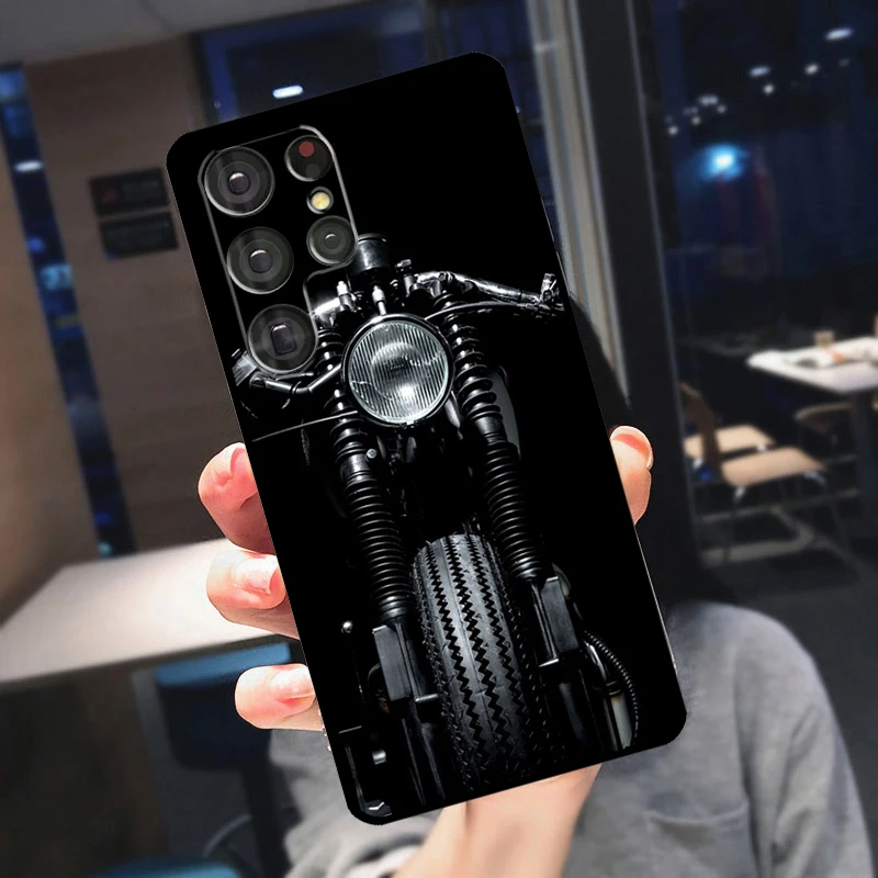 Vintage Motorcycle Design Phone Case