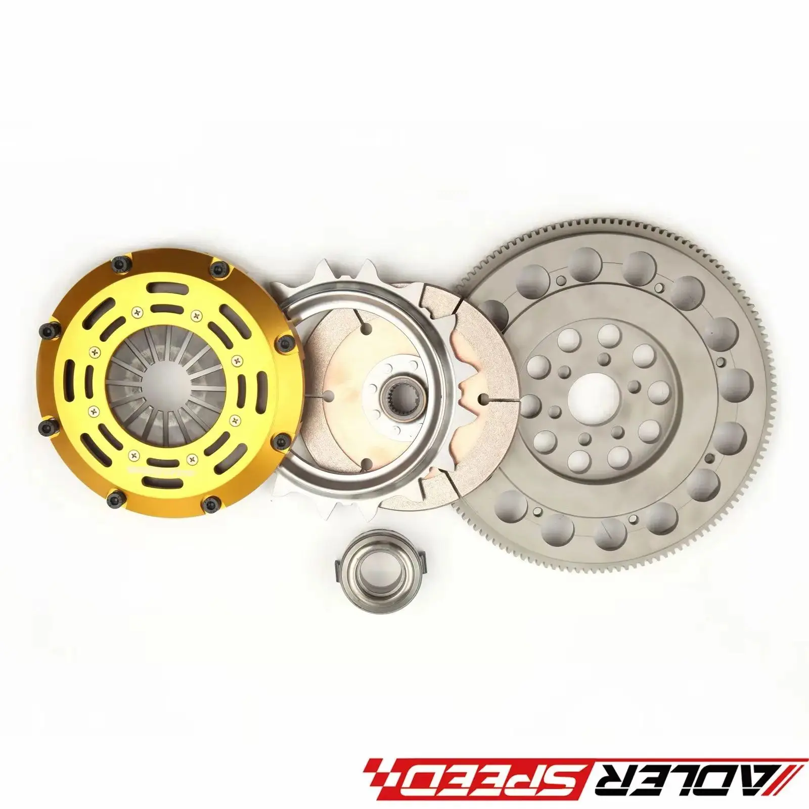 ADLERSPEED 7.25인치(185mm) 레이싱 싱글 디스크 클러치 키트 & 플라이휠 (97-05년식 아우디 A4 1.8T B5 B6 중량급)