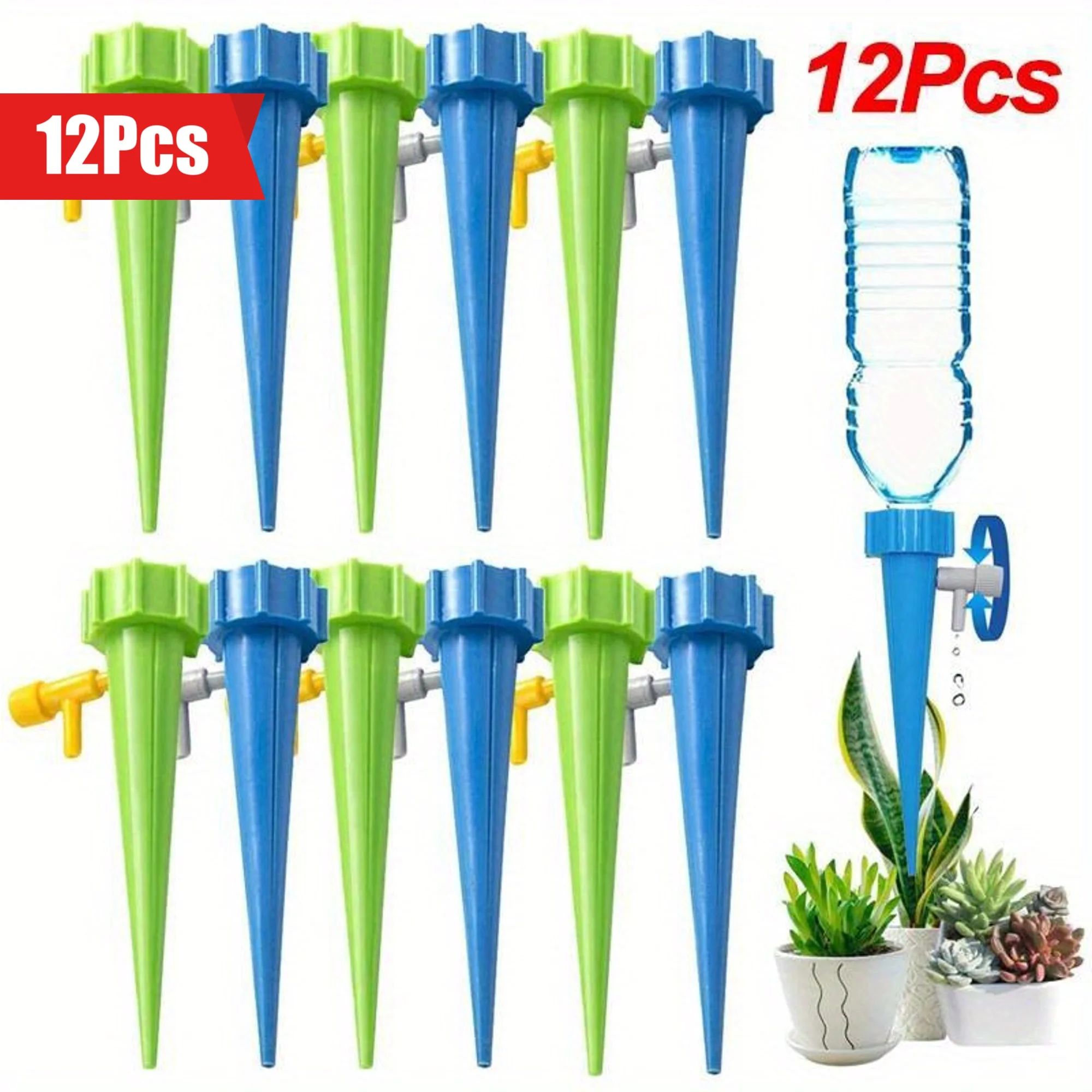 Spike Devices Automatic Drip Irrigation System for Greenhouse Garden