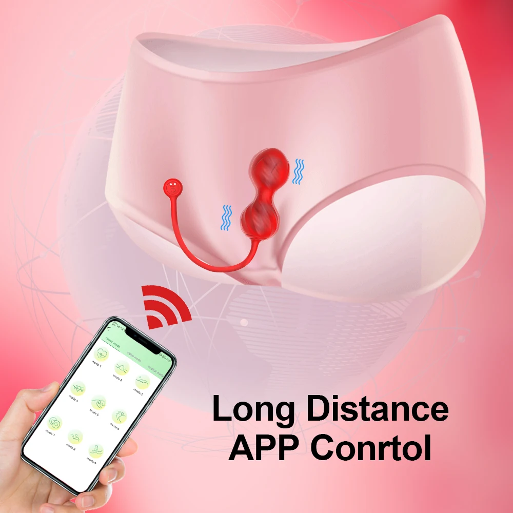 Kegel Balls Wireless App Vagina Balls Vibrator For Women Muscle Trainer