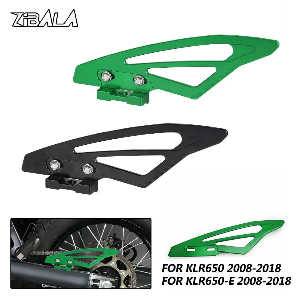 

Задняя крышка цепи для мотоцикла CNC Alumiunm, защита цепи для Kawasaki KLR650 KLR 650 E 2008-2018 2017 2016 2015 2014