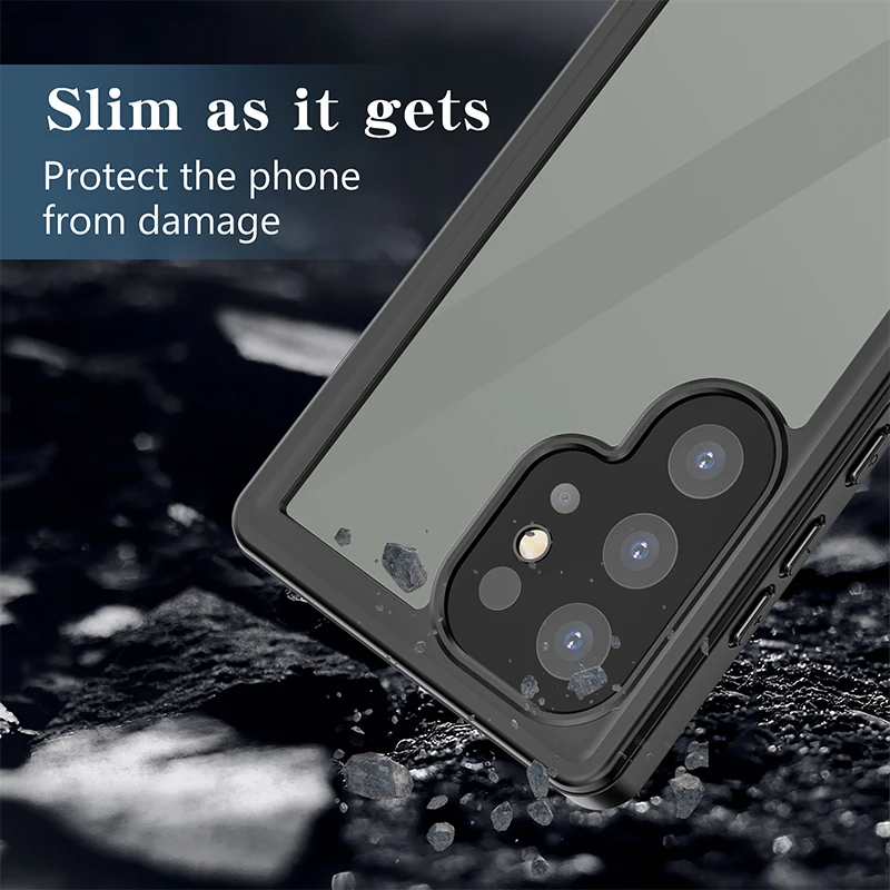 Shellbox IP68 Waterproof Case For Samsung Galaxy S24 Ultra Full Cover S24+Plus Anti-Scratch Funda Underwater Built-in Protector