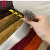 Flat Tip Keratin Hair Extensions Straight Real Human Hair Virgin Colored Vietnamese Hair Extensions Pre-bonded Fusion Hair 2