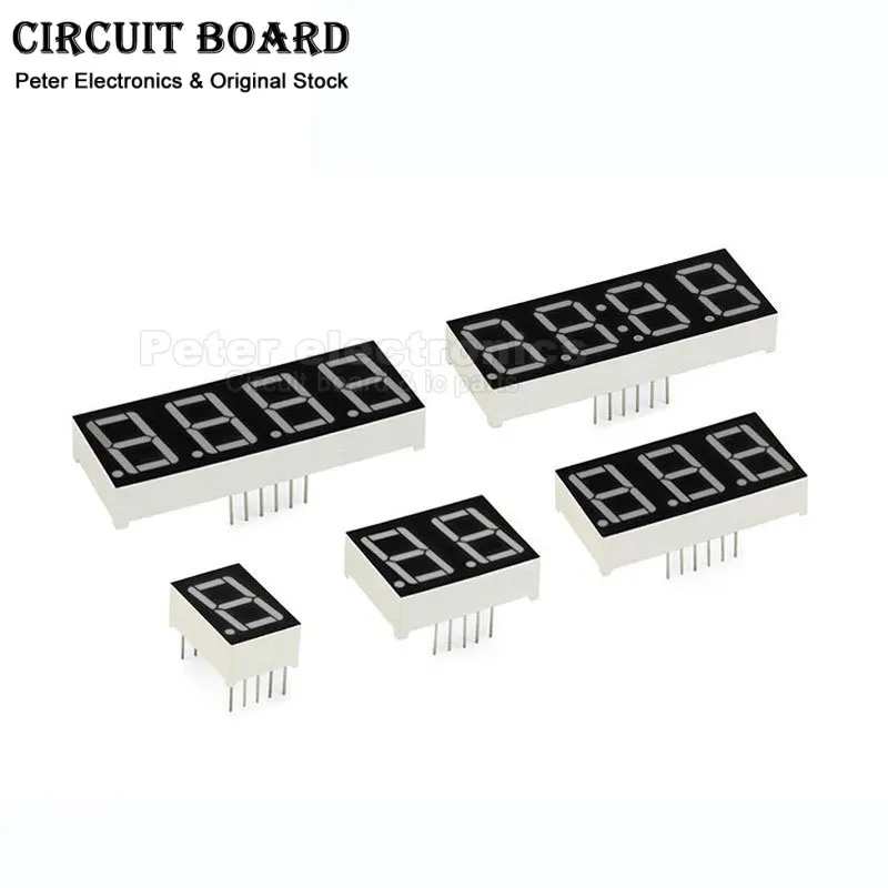 

5pcs 0.36Inch Red LED Digits Display 1bit 2bit 3bit 4bit Cathode Anode Clock Digital Screen LED Electronic Display Tube