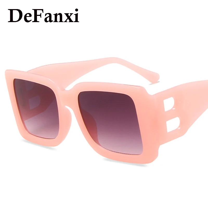 Lunettes De soleil carrées pour femmes, marque De luxe, monture De  styliste, dégradé Transparent, lunettes De soleil féminines, Oculos De Sol