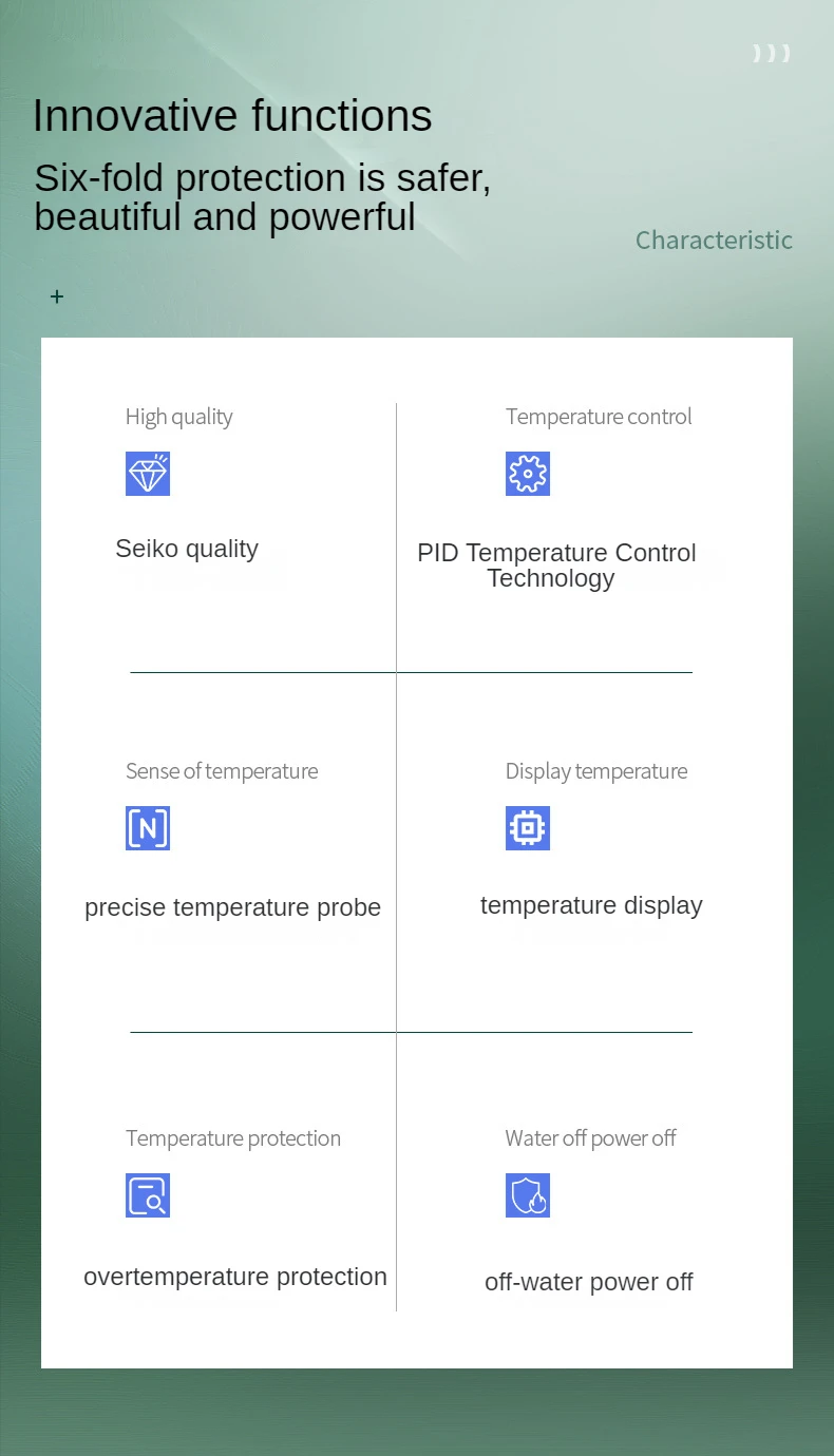 Aquarium Heizung 1200 W Aquarium Tauchen Smart LED Temperatur Display Einstellbare Wasser Heizstab Temperatur Control – Detail 12
