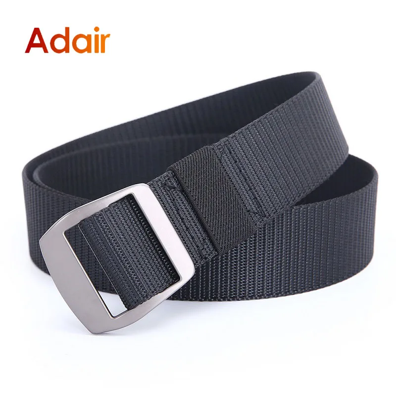 Mens Nylon Webbing Belts Solid Color Tactical Belt High Quality Military Waistband Fashion Luxury Brand Waist Strap DT063 women s bag replacement belt bag shoulder strap color letters nylon cotton bag belt lengthening and wide belt leather