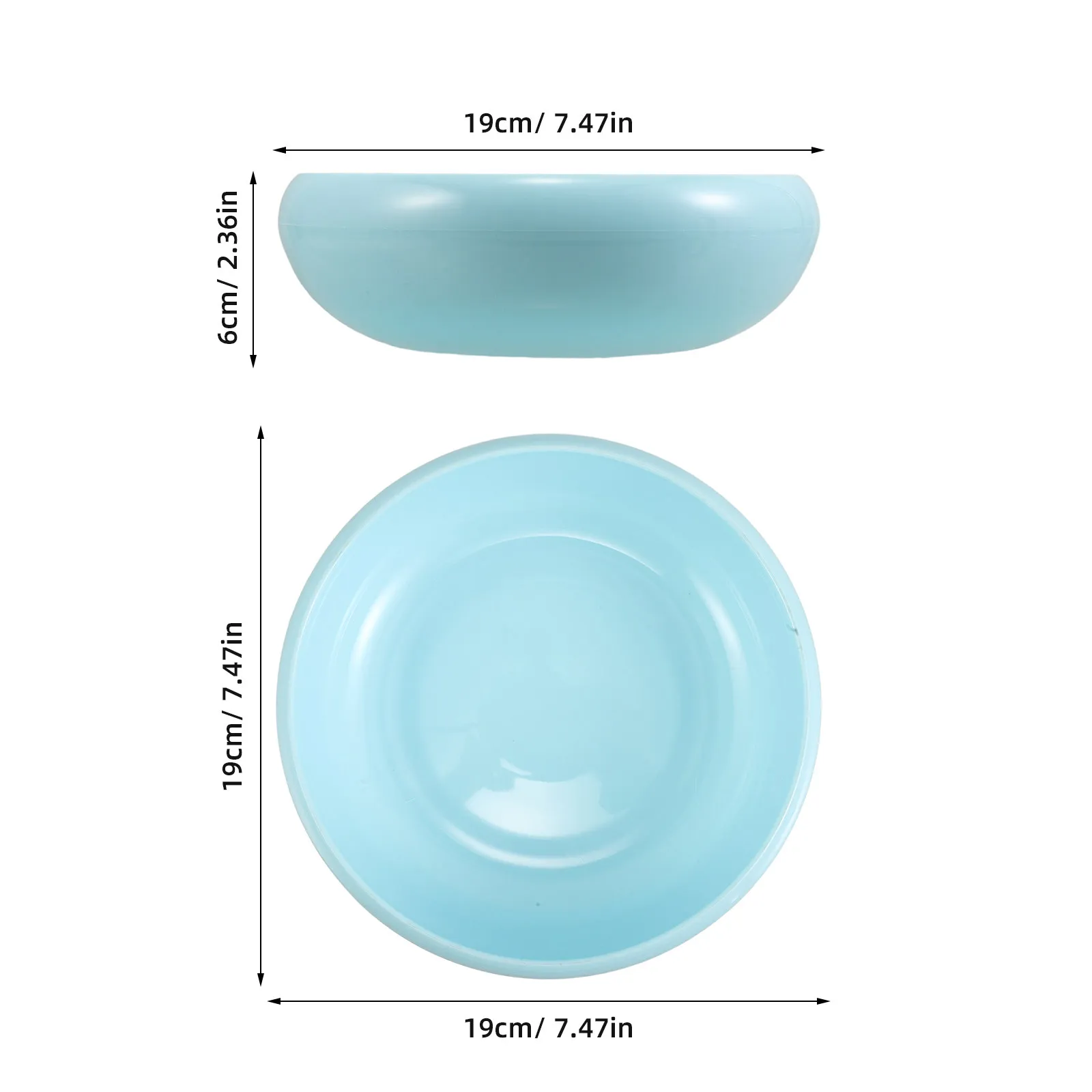 플라스틱 모조 옥 붓 세척기, 서예 그림 잉크 물통 및 붓 세척 그릇, 대용량, 간편 세척
