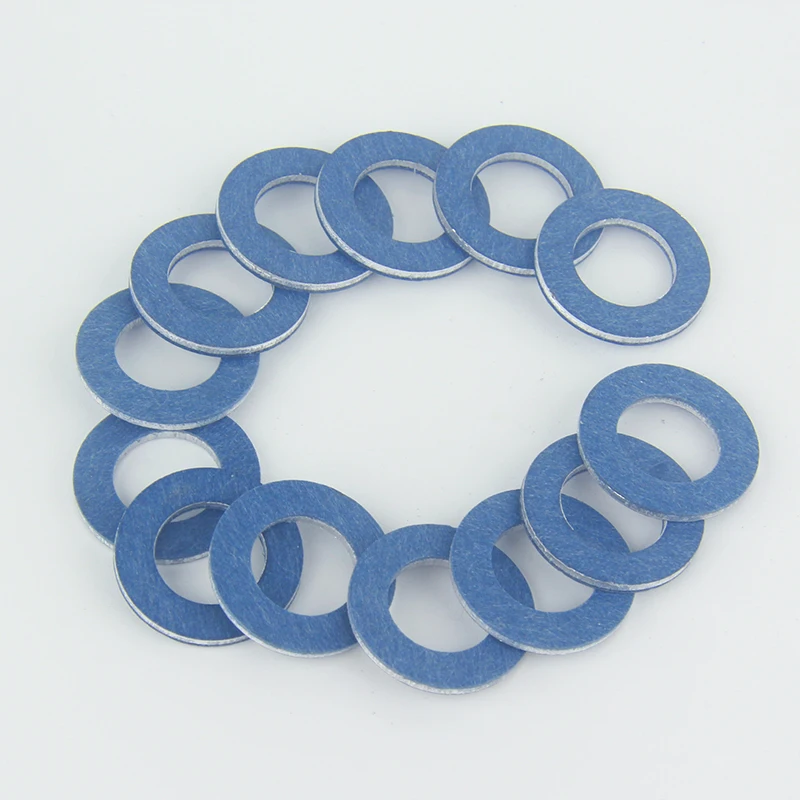 24/36pcs aluminum automotive oil drain plug gasket M12 for Toyota Camry Corolla Lexus replacement # 90430-12031