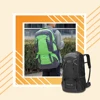 60L Backpack Outdoor Large Capacity Waterproof Rucksack Climbing Pack Zippered Portable Lightweight Bag 4