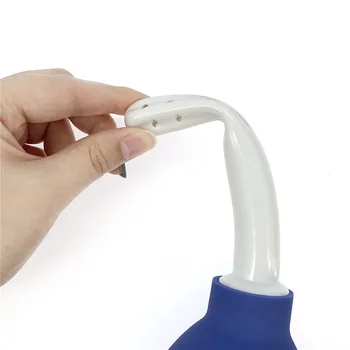 Enema Cleaning Container Vagina & Anal Cleaner Douche Bulb Design Medical Rubber Health Hygiene Tool Sex Toys For Woman/Man 5