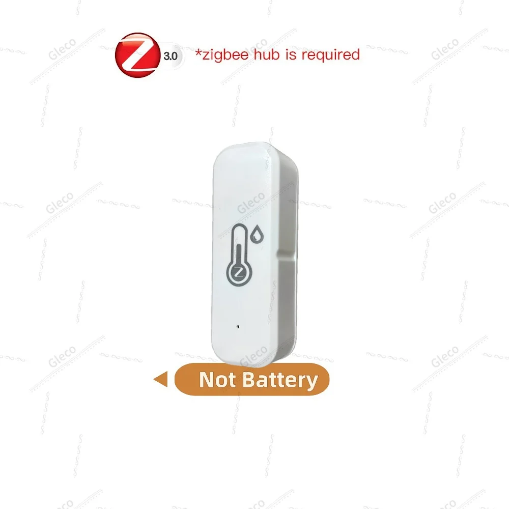 Zigbee Temperature Humidity Sensor Smart Home Hygrometer Thermometer Compatible With Tuya Smart Life Alexa Google Assistant Z2M