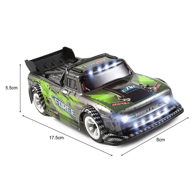 WLtoys k989 Upgraded 284131 1/28 With Led Lights 2.4G  4WD 30Km/H Metal Chassis Electric High Speed Off-Road Drift RC Cars 4