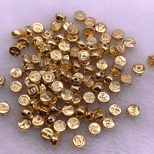 7x4mm Multicolour Oval Shape Letter Acrylic Loose Spacer Beads for Jewelry Making DIY Handmade Bracelet Accessories