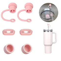 Silicone Spill Proof Stopper Set of 6, Compatible with Stanley Cup 1.0/2.0 40oz/ 30oz, Tumbler Accessories