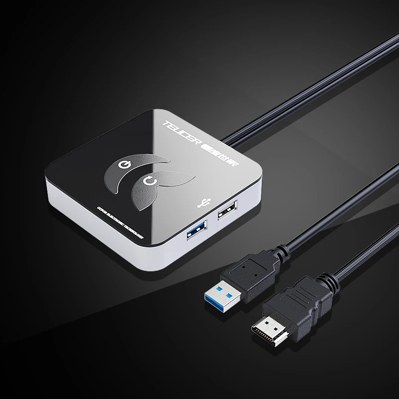 USB 3.0 2.0 온 오프 스위치 단추, 데스크탑 컴퓨터 전원 스위치, E스포츠 사무실 호텔용 범용 고속 변속기, 5Gbps
