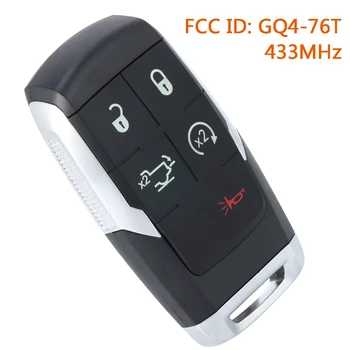 KEYECU GQ4-76T Remote Key Fob for Dodge RAM 2500 3500 4500 5500 Pickup 2019 2020 2021 2022 2023 2024 2025 2026 68375456 4A Chip 1