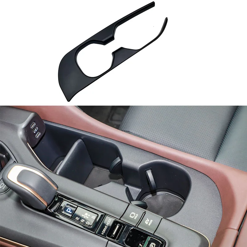 

ABS Chrome Interior Front Water Cup Holder Cover Trim Sticker For Toyota Crown Crossover 2023