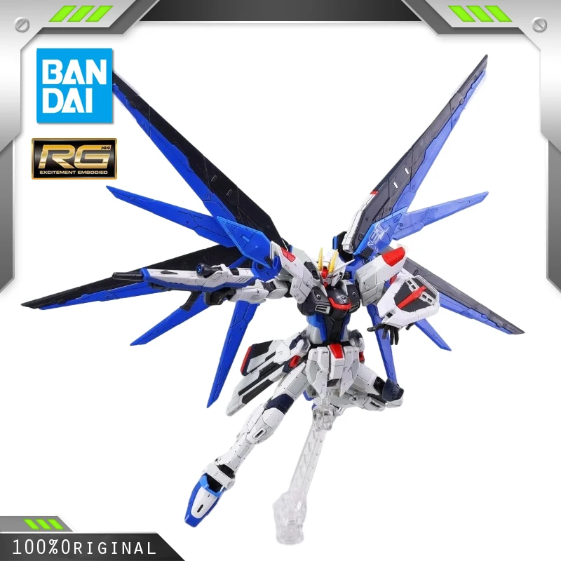 

BANDAI Anime RG 1/144 ZGMF-X10A Freedom Ver.GCP основание GUNDAM ограниченная сборка пластиковая модель комплект экшн-Игрушки фигурки подарки