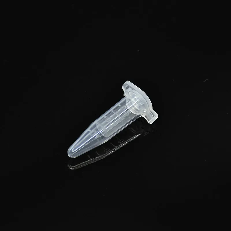 Microtubes Centrifuge Tube 0.5ml Laboratory Centrifugal PCR Tube Clear Lock Cover Clear Scale Bottom Tip Pack of 1000/PK