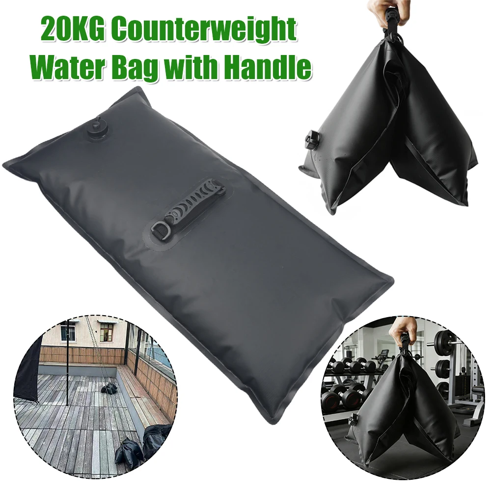 20KG 두꺼운 물주머니, 누수 방지 중력 물백, 재사용 가능한 야외 캐노피 가중 가방, 헬스 피트니스 장비용