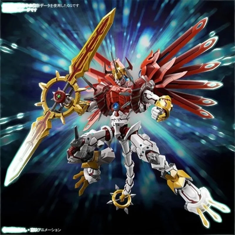 

Bandai Anime Figure-Rise Standard Amplified Digital Monster Reboot Shine Greymon Digimon Adventure Action Figure Assembly Toys